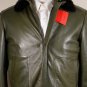 ISAIA COAT $5850 DARK GREEN LAMBSKIN FUR LINED WINTER BOMBER JACKET SM 48e NEW