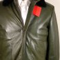 ISAIA COAT $5850 DARK GREEN LAMBSKIN FUR LINED WINTER BOMBER JACKET SM 48e NEW