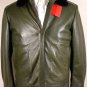 ISAIA COAT $5850 DARK GREEN LAMBSKIN FUR LINED WINTER BOMBER JACKET SM 48e NEW