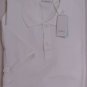 MALO POLO $395 WHITE 2-BTN 100%COTTON KNIT POLO SHIRT XXL 56e NEW