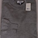 BRIONI SWEATER $950 GRAY 70-CASHMERE/30-SILK MOCK TURTLENECK SWEATER XXL 56e NEW