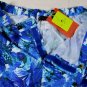 ETRO SWIM TRUNKS $365 LT BLUE/WHITE LOGO TROPIC BEACHWEAR SWIMSUIT XL 54e NEW