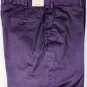 BRIONI PANTS $595 GRAPE WASHED COTTON HANDMADE GOLF DRESS SLACKS 41 58e NEW