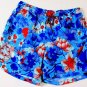 ETRO SWIM TRUNKS $345 BLUE/RED FLORAL PRINT LOGO BEACHWEAR SWIMSUIT XL 54e NEW