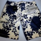 DOLCE & GABBANA SHORTS $640 BROWN/BLUE FLORAL PRINT BEACH BERMUDAS 36 52e NEW