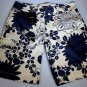 DOLCE & GABBANA SHORTS $640 BROWN/BLUE FLORAL PRINT BEACH BERMUDAS 36 52e NEW