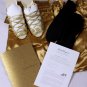 FERRAGAMO CREATIONS SHOES $1400 GOLD CALF HANDMADE KIMO2 STRAPY SANDAL 6B 36 NEW