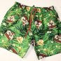 DSQUARED2 SWIM TRUNKS $495 GREEN RANDOM MONKEY BEACHWEAR SWIMSUIT MED 50e NEW