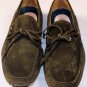 SUTOR MANTELLASSI SHOES $545 BROWN PEBBLE SOLE HANDMADE TIED DRIVER 8 41e NEW