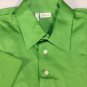 BRIONI POLO $395 LIME GREEN 3-BTN PIQUE COTTON POLO GOLF SHIRT LARGE 52e NEW