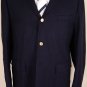 THOM BROWNE JACKET $2495 NAVY WOOL/CASHMERE SUEDE ELBOW BLAZER 44 4 54e NEW