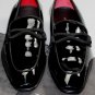 TOM FORD SHOES $1600 BLACK PATENT HANDMADE FORMAL LOAFER 10 43 NEW