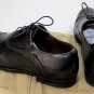 BOTTEGA VENETA SHOES $940 BLACK CALFSKIN MULTI-STITCHED CAPTOE OXFORDS 7 40 NEW