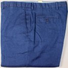 BRIONI PANTS $585 BLUE DENIM COTTON TIGULLIO HANDMADE DRESS SLACKS 42 60e NEW