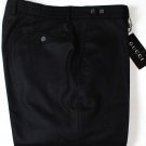 GUCCI PANTS $690 BLACK 100% WOOL FLANNEL BUTTONED WAIST WINTER SLACKS 40 56e NEW