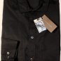 BOTTEGA VENETA SHIRT $750 BLACK MESH INSERT FITTED DRESS SHIRT 16/34 41e NEW