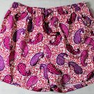 ETRO SWIM TRUNKS $345 RED/WHITE PAISLEY VINE PRINT LOGO SWIMSUIT XXL 56e NEW