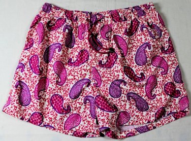ETRO SWIM TRUNKS $345 RED/WHITE PAISLEY VINE PRINT LOGO SWIMSUIT XXL 56e NEW