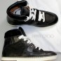 JIMMY CHOO SHOES $995 BLACK VIPER ROOM HI-TOP LOGO ORNAMENTED TRAINER 7 40 NEW