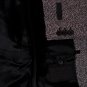 PRADA COAT $2795 BLACK/GRAY 100%WOOL TWEED 3-BTN NOTCH LAPEL TOPCOAT 42R 52e NEW