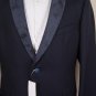 PAUL SMITH COAT $1565 DARK NAVY SILK LAPEL 2-BTN FORMAL JACKET 42 52 NEW