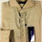 RALPH LAUREN PURPLE LABEL DRESS SHIRT $1595 SAND BROWN 100%CASHMERE L 52e NEW