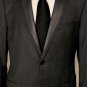DOLCE & GABBANA JACKET $2095 CHARCOAL GRAY 2-BTN WOOL/SHEEPSKIN COAT 40R 52e NEW