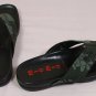 MIU MIU SHOES $385 GREEN DRILL HAWAII THONG LEATHER/COTTON SANDAL 9 42e NEW