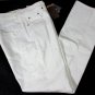 BOTTEGA VENETA JEANS $590 WHITE LOGO CARGO SIDE POCKET DENIM 34/36 50e NEW