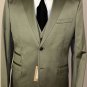 DSQUARED2 SUIT $2150 KHAKI GREEN 100%COTTON 2BTN VESTED 3 PIECE SUIT 38R 50e NEW