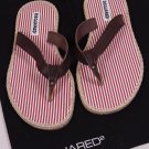 DSQUARED2 SHOES $345 RED/WHITE LEATHER STRAP ESPADRILLE SOLE SANDALS 11 44e NEW
