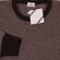 BORRELLI SWEATER $1450 DARK BROWN 100%CASHMERE CREWNECK JUMPER XL 54e NEW