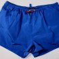 DSQUARED2 SWIM TRUNKS $345 BLUE LOGO TOGGLE TECHNO SWIMSUIT BEACHWEAR M 50e NEW