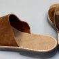 MAISON MARTIN MARGIELA SHOES $445 BROWN SUEDE CALF BROAD STRAP SANDAL 11 44 NEW