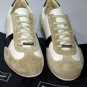 ZEGNA SHOES $595 BLACK/GRAY/WHITE SUEDE/CALF LOGO EAST HAMPTON TRAINER 10 43 NEW