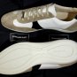 ZEGNA SHOES $595 BLACK/GRAY/WHITE SUEDE/CALF LOGO EAST HAMPTON TRAINER 10 43 NEW