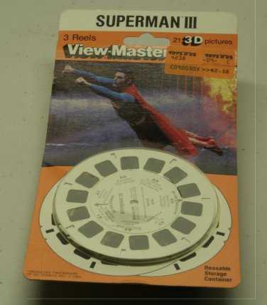 SUPERMAN III GAF VIEWMASTER CARDS UNOPENED