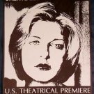 HOMAGE Roxie Cinema poster US Theatrical PREMIERE Nov 24 - 30, 1995 Sheryl Lee