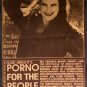 PORNO FOR THE PEOPLE - Susie Bright in person '95 Roxie Cinema poster goldenrod