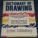 DICTIONARY OF DRAWING Arthur Zaidenberg 1983 HC/DJ Art Instruction