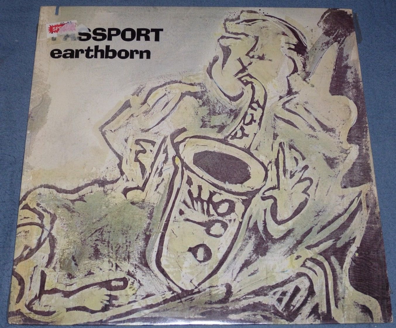 Passport EARTHBORN LP Record Album 1982 Rock, Blues, Jazz, Fusion VG+/VG+