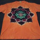 New Tie Dye Large AAA Alstyle Tshirt Red, Purple, Blue Star against pink t shirt