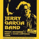 JERRY GARCIA BAND concert flyer Bill Graham presents Nov 11 94 Kaiser Aud Yellow