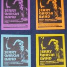 Set of 4 JERRY GARCIA BAND concert flyers Bill Graham presents Nov 11 94 Kaiser