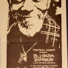 B.J. PAPA EXPRESS a San Francisco Jazz Band flyer 1990 Tropical Haight presents