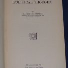 HISTORY OF AMERICAN POLITICAL THOUGHT Raymond G Gettell 1928 Poly Science