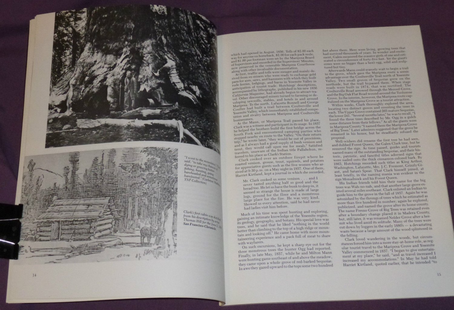 GALEN CLARK: YOSEMITE GUARDIAN book paperback Shirley Sargent 1981 ...