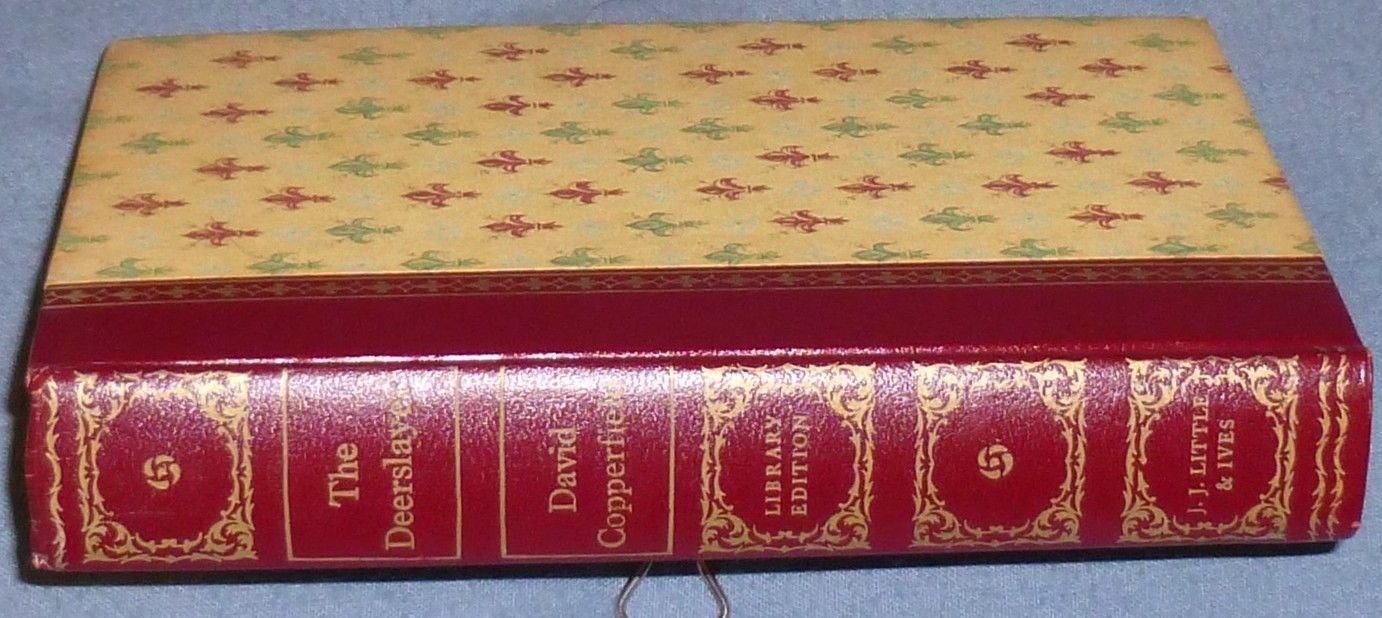 THE DEERSLAYER Cooper & DAVID COPPERFIELD Dickens Library Ed. J.J. Little & Ives
