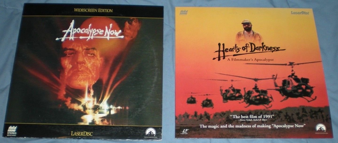APOCALYPSE NOW remastered & HEARTS OF DARKNESS Laserdiscs Francis Ford Coppola