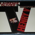 HENRY V Laserdisc 1944 Criterion Collection Wm Shakespeare Laurence Olivier